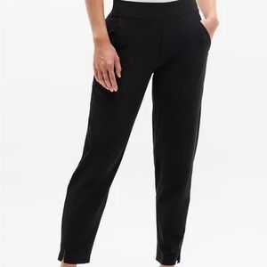 Athleta Brooklyn Mid Rise Ankle Pant Black 0 Petite NEW